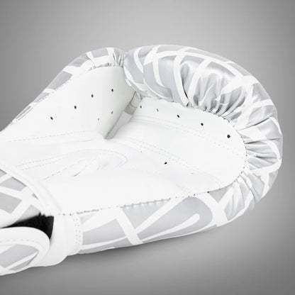 Guantes de Box Venum Contender 1.5 XT (Blanco / Plateado) (Disponible en Costa Rica)