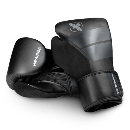 Guantes de Box Hayabusa S4 para Niños (Negro / Gris) (Disponible por Encargo)