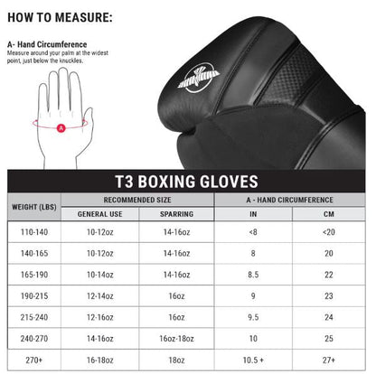 Guantes de Box Hayabusa T3 (Blanco / Plateado) (Disponible por Encargo)