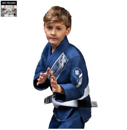 Uniforme de Jiujitsu Brasileño Hayabusa Ascend para Niño (Azul) (Disponible por Encargo)