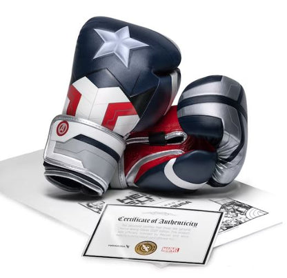 Guantes de Box Hayabusa T3 Edición Capitán América Sam Wilson (Marvel) (Disponible por Encargo)