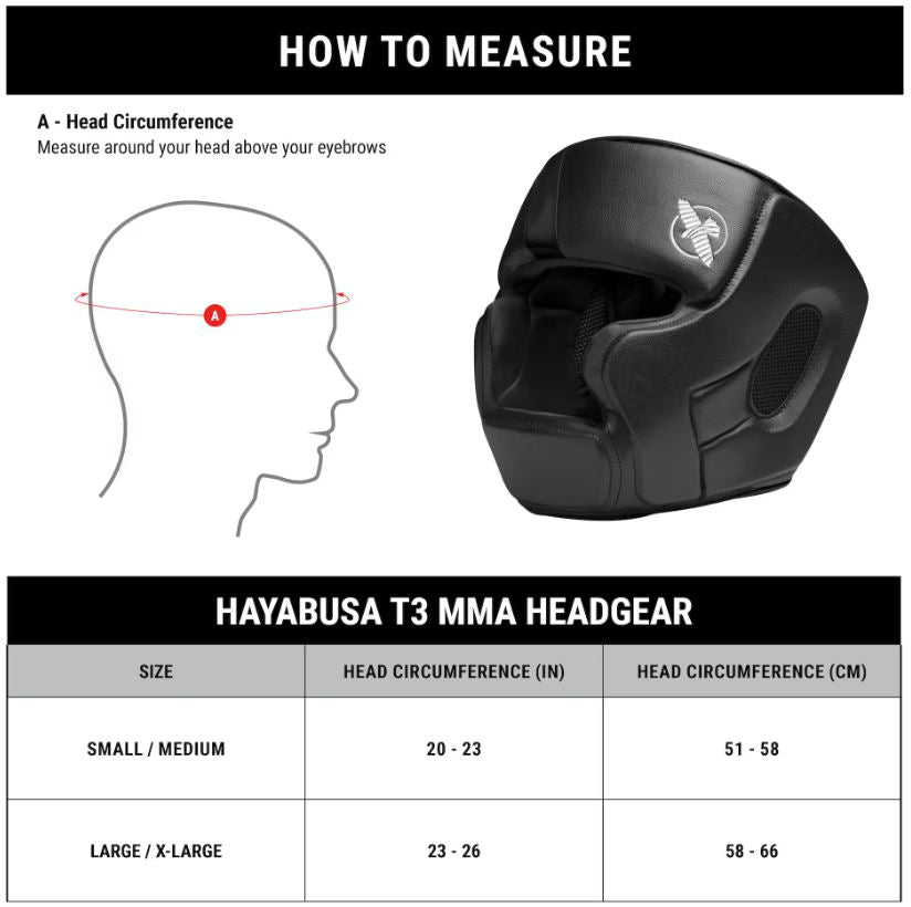 Careta Hayabusa T3 MMA (Negro) (Disponible por Encargo)