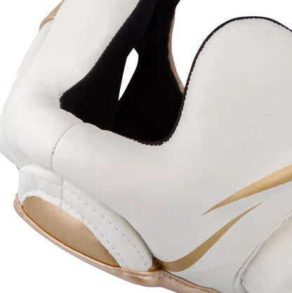 Careta Venum Elite (Blanco / Dorado) (Disponible por Encargo)
