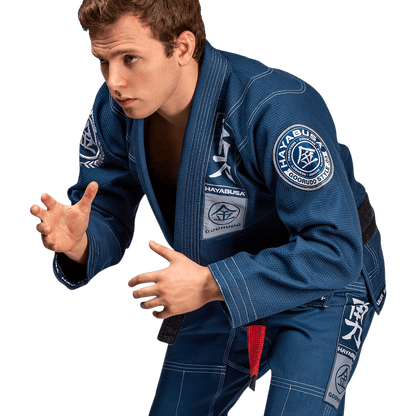 Uniforme de Jiujitsu Brasileño Hayabusa Goorudo 3 (Azul) (Disponible por Encargo)