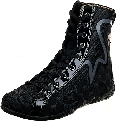 Zapatos de Box Venum Elite Evo Monogram (Negro / Negro) (Disponible por Encargo)