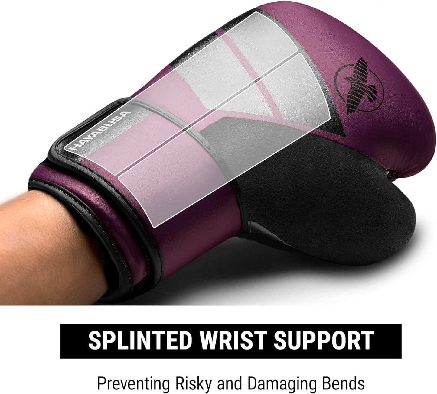 Guantes de Box Hayabusa S4 (Vino / Negro) (Disponible por Encargo)