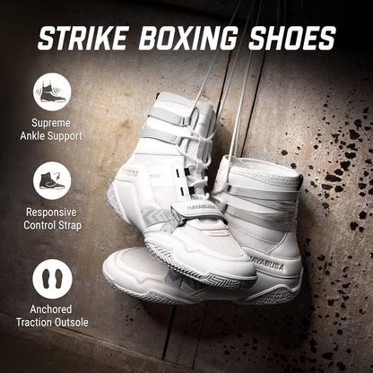 Zapatos de Box Hayabusa Strike (Blanco) (Disponible por Encargo)