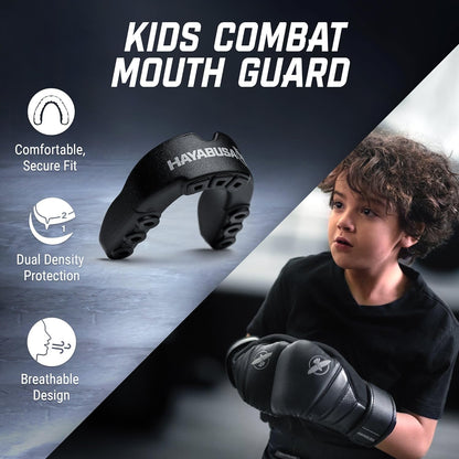 Bucal Hayabusa Combat para Niño (Rojo / Negro) (Disponible por Encargo)