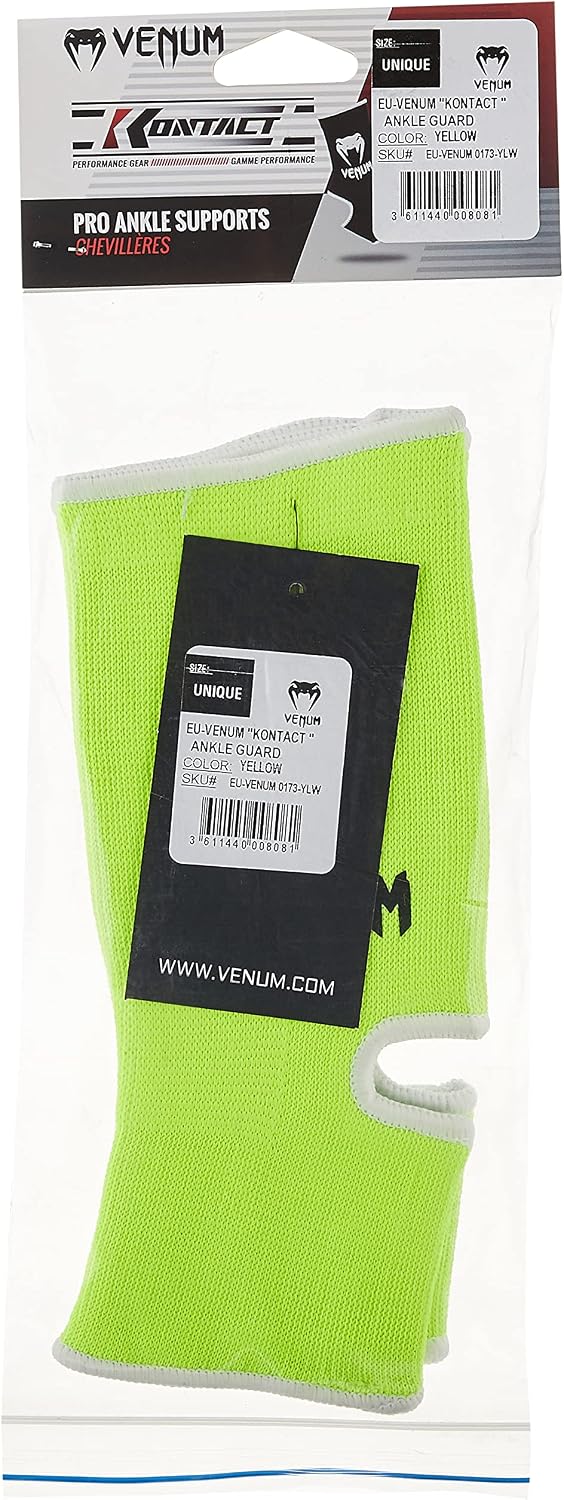 Tobilleras Venum (Amarillo Neón) (Disponibles en Costa Rica)