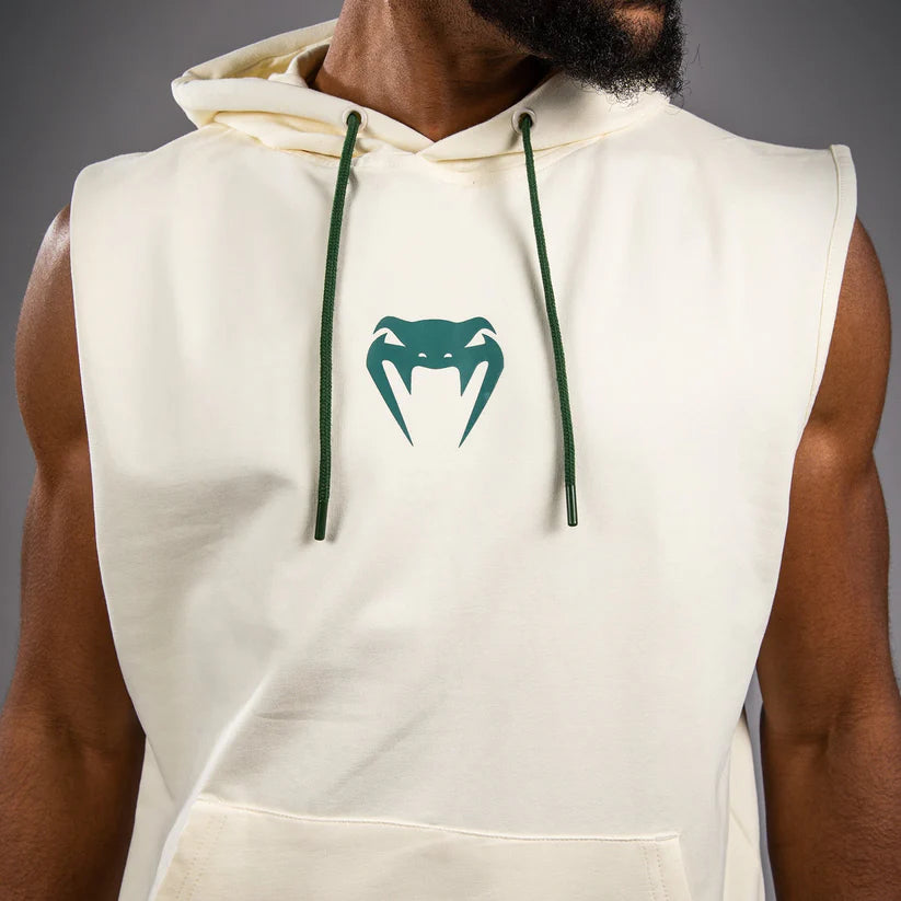 Sudadera sin Mangas para Hombre Venum Sparring (Blanco) (Disponible en Costa Rica y por Encargo)