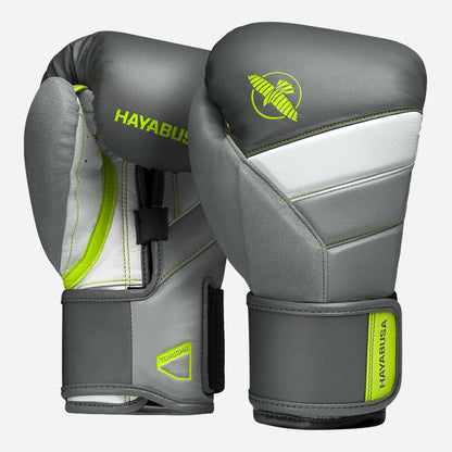 Guantes de Box Hayabusa T3 (Gris / Verde) (Disponible por Encargo)