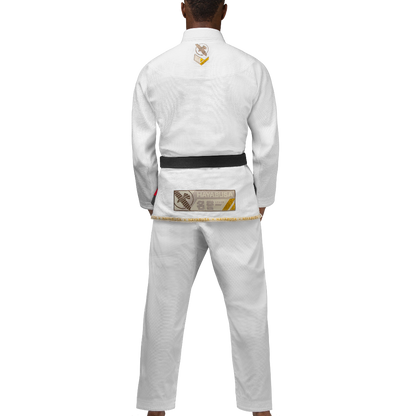 Uniforme de Jiujitsu Brasileño Liviano Hayabusa Ascend (Blanco) (Disponible por Encargo)