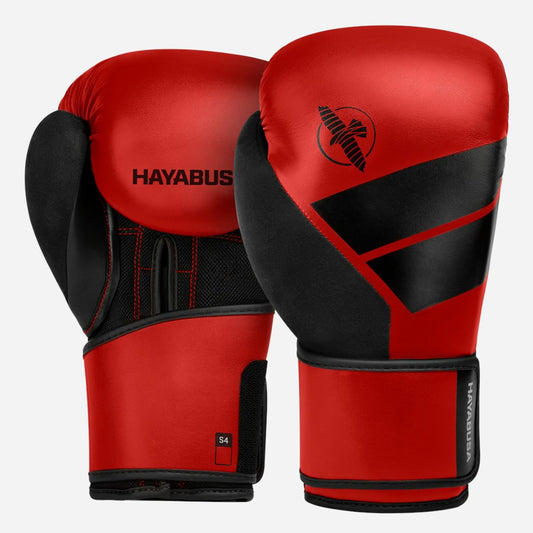 Guantes de Box Hayabusa S4 (Rojo / Negro) (Disponible por Encargo)