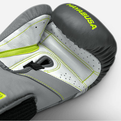 Guantes de Box Hayabusa T3 (Gris / Verde) (Disponible por Encargo)