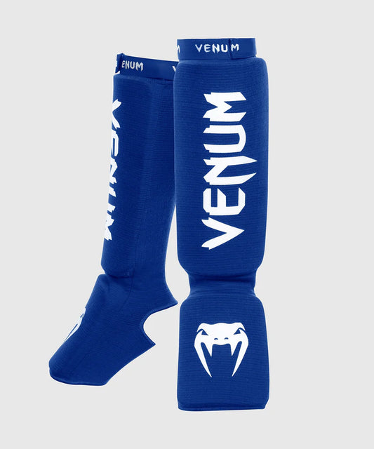 Espinilleras de Media Venum Kontact (Azul / Blanco) (Disponible por Encargo)
