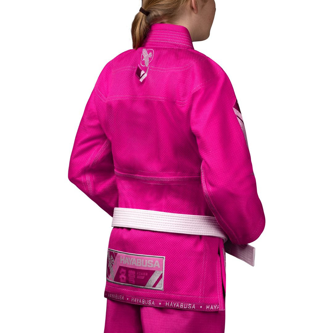 Uniforme de Jiujitsu Brasileño Hayabusa Ascend para Niño (Rosado) (Disponible por Encargo)