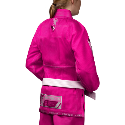Uniforme de Jiujitsu Brasileño Hayabusa Ascend para Niño (Rosado) (Disponible por Encargo)