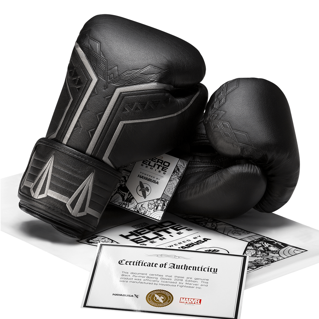 Guantes de Box Hayabusa T3 Edición Black Panther (Marvel) (Disponible por Encargo)