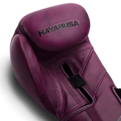 Guantes de Box Hayabusa T3 de Cuero de Lujo (Morado) (Disponible por Encargo)