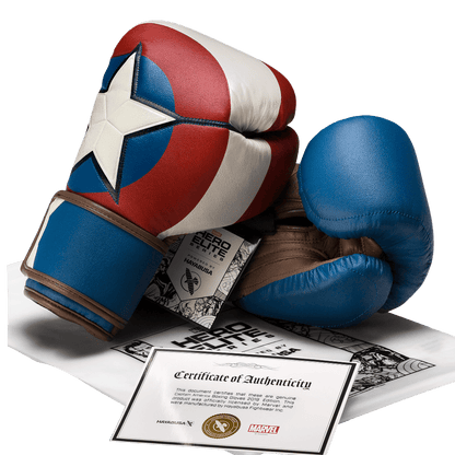 Guantes de Box Hayabusa T3 Edición Capitán América Steve Rogers (Marvel) (Disponible por Encargo)