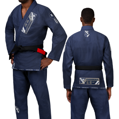 Uniforme de Jiujitsu Brasileño Liviano Hayabusa Ascend (Azul) (Disponible por Encargo)