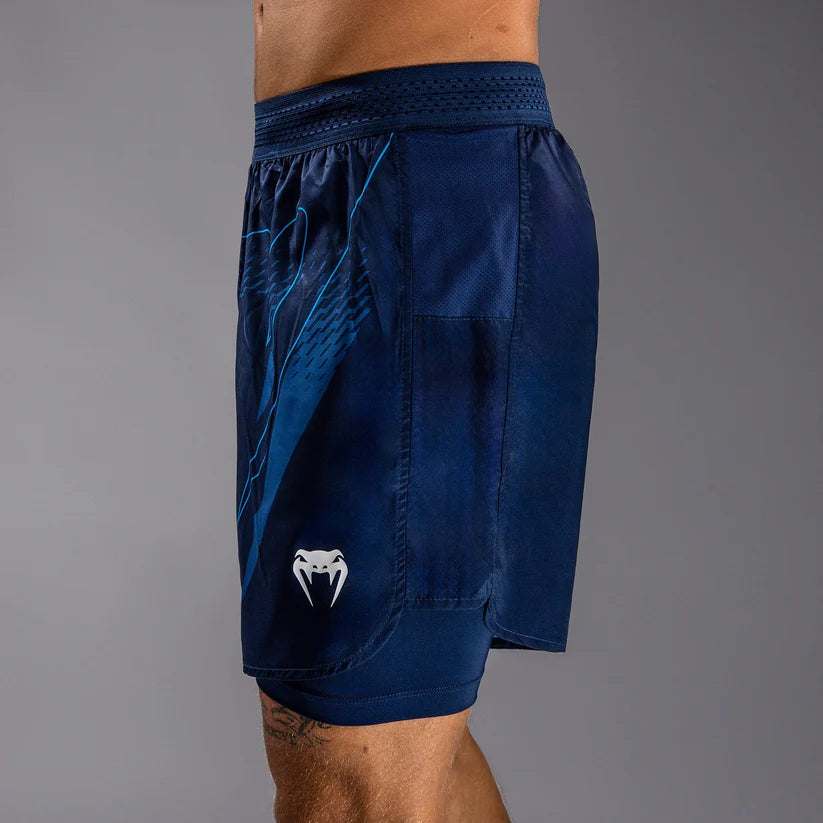 Shorts de Entrenamiento para Hombre Venum x Top Rank (Azul) (Disponible en Costa Rica)