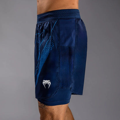 Shorts de Entrenamiento para Hombre Venum x Top Rank (Azul) (Disponible en Costa Rica)