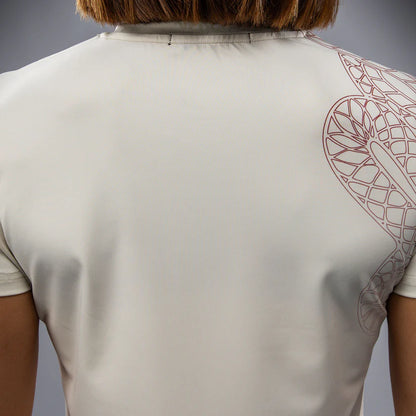 Blusa Dry Tech para Mujer Venum Serpenti (Blanco Hueso) (Disponible por en Costa Rica)