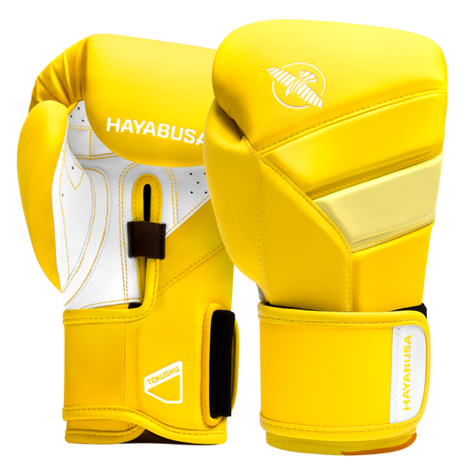 Guantes de Box Hayabusa T3 Neón (Amarillo / Blanco) (Disponible por Encargo)