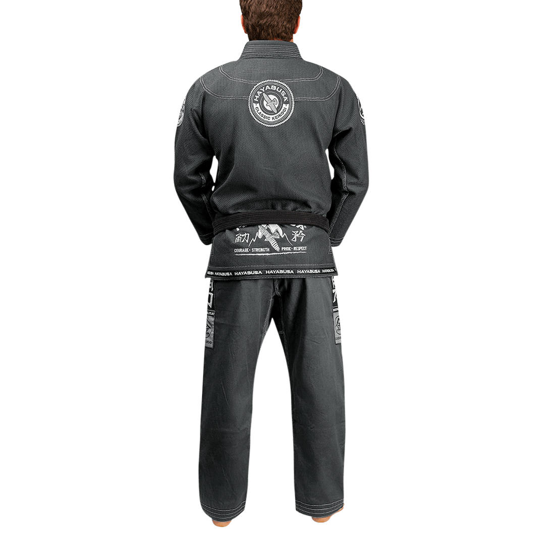 Uniforme de Jiujitsu Brasileño Hayabusa Goorudo 3 (Gris) (Disponible por Encargo)