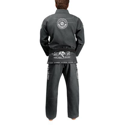 Uniforme de Jiujitsu Brasileño Hayabusa Goorudo 3 (Gris) (Disponible por Encargo)