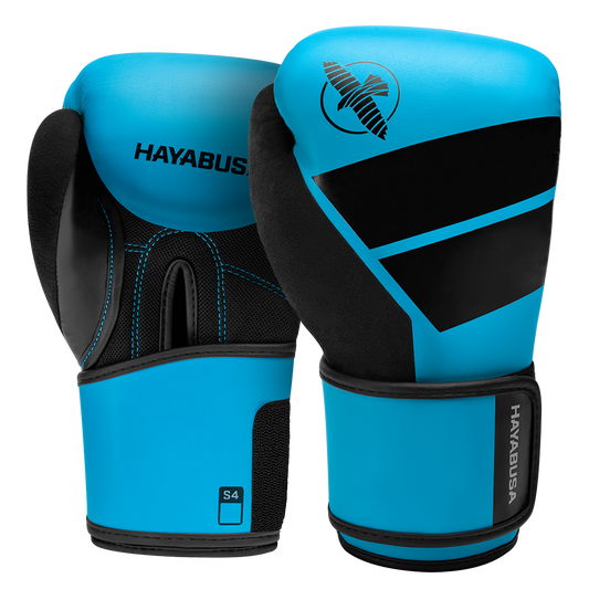 Guantes de Box Hayabusa S4 para Niños (Celeste / Negro) (Disponible por Encargo)