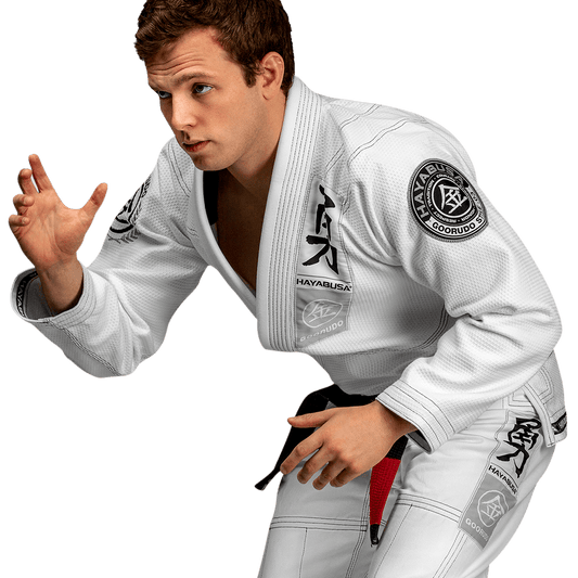 Uniforme de Jiujitsu Brasileño Hayabusa Goorudo 3 (Blanco) (Disponible por Encargo)