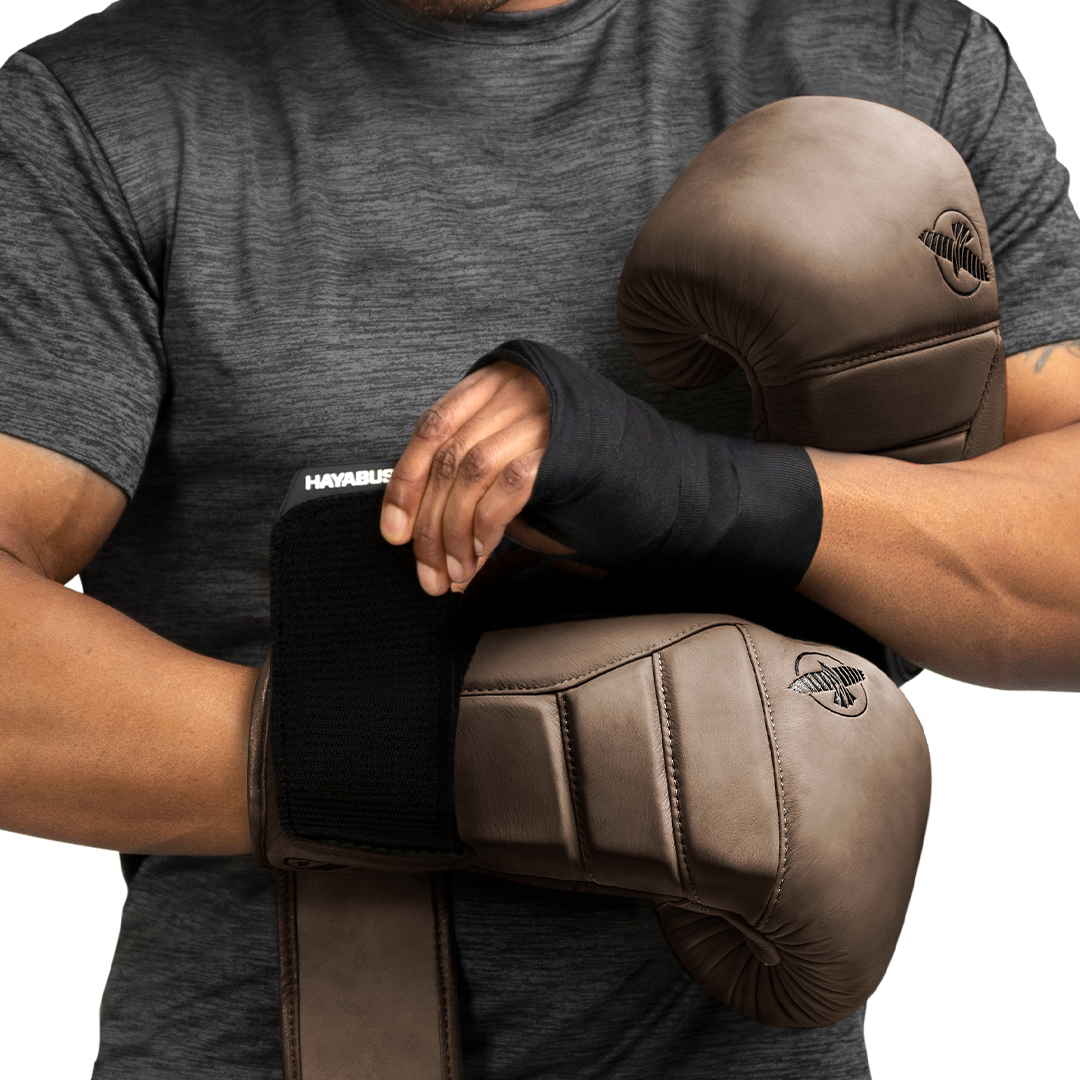 Guantes de Box Hayabusa T3 de Cuero de Lujo (Café) (Disponible por Encargo)