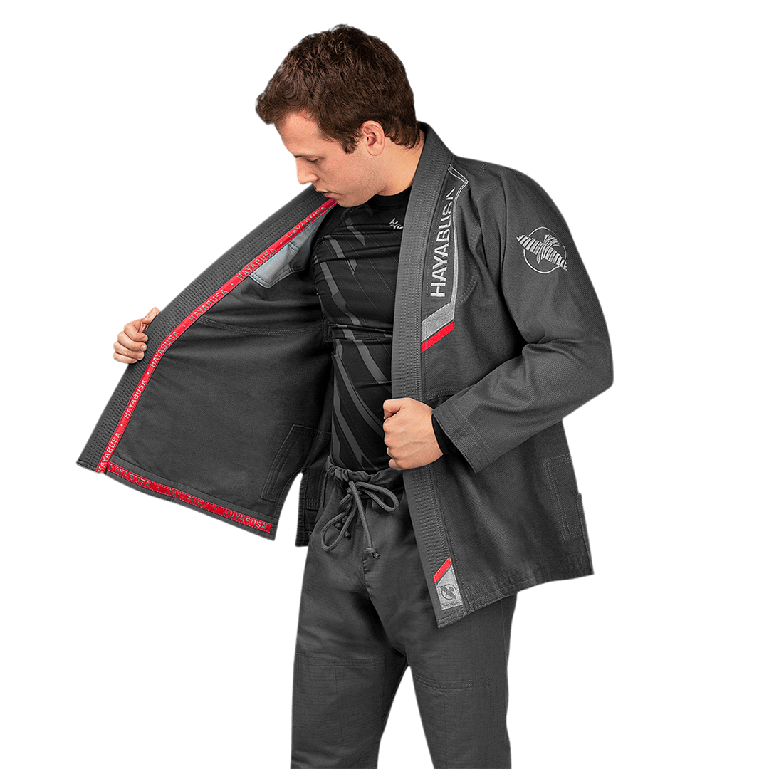 Uniforme de Jiujitsu Brasileño Liviano Hayabusa Ultra-Lightweight (Gris) (Disponible por Encargo)