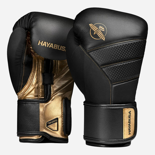 Guantes de Box Hayabusa T3 (Negro / Dorado) (Disponible por Encargo)