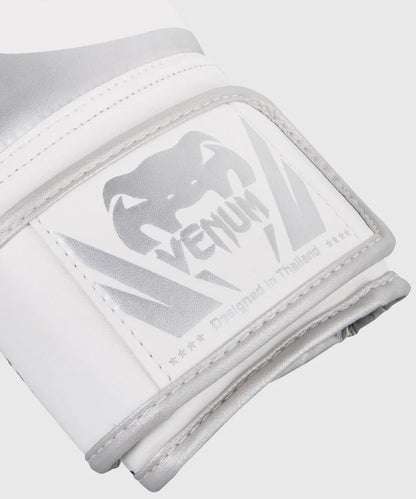 Guantes de Box Venum Challenger 2.0 (Blanco / Plateado) (Disponible por Encargo)