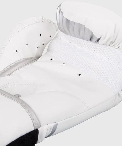 Guantes de Box Venum Challenger 2.0 (Blanco / Plateado) (Disponible por Encargo)