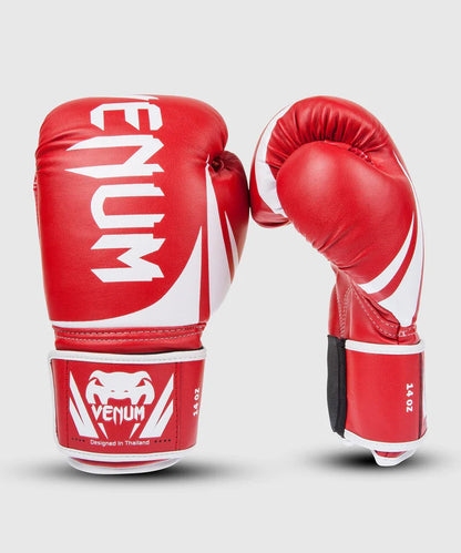 Guantes de Box Venum Challenger 2.0 (Rojo / Blanco) (Disponible en Costa Rica y por Encargo)
