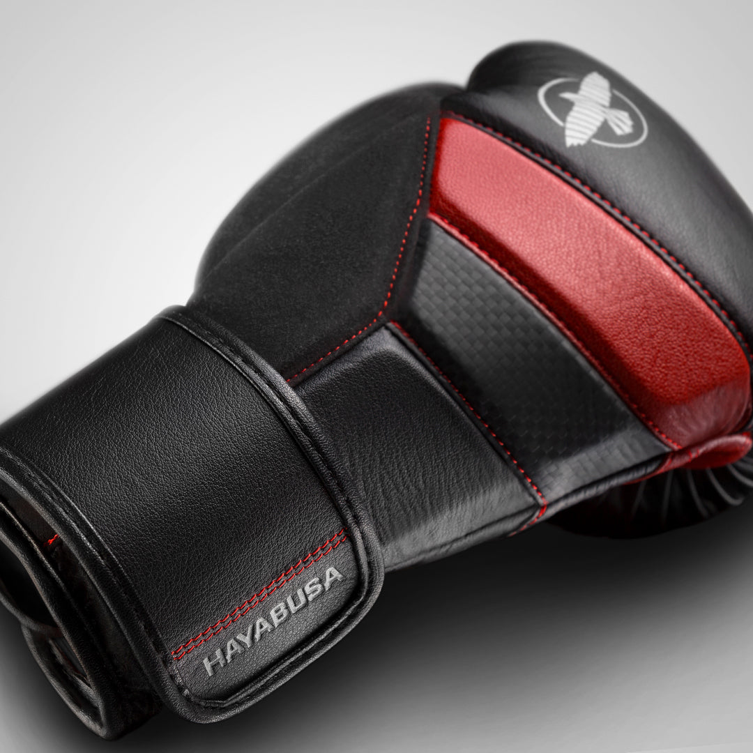 Guantes de Box Hayabusa T3 (Negro / Rojo) (Disponible por Encargo)