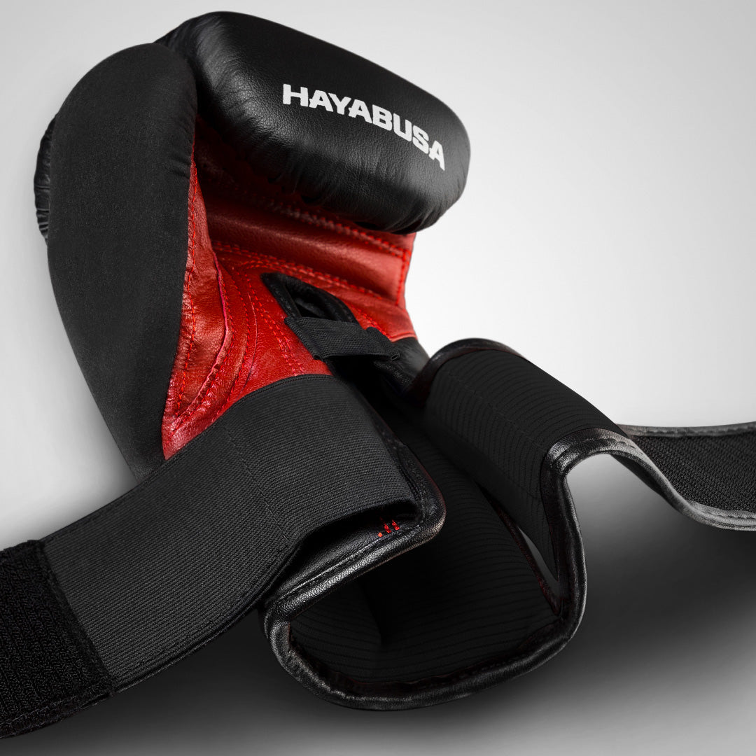 Guantes de Box Hayabusa T3 (Negro / Rojo) (Disponible por Encargo)