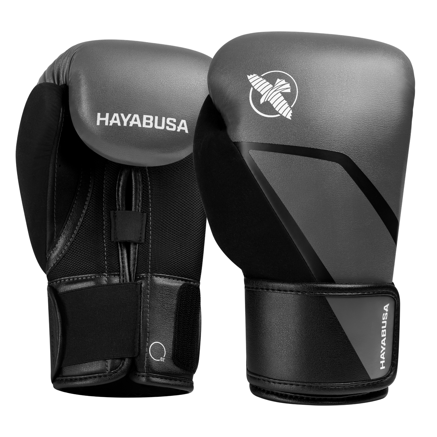 Guantes de Box Hayabusa E1 para Niños (Negro / Gris) (Disponible por Encargo)