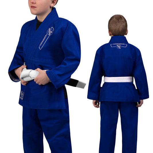 Uniforme de Jiujitsu Brasileño Hayabusa Essential para Niño (Azul) (Disponible por Encargo)