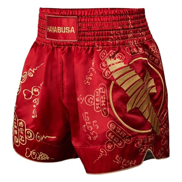 Fightshorts de Muay Thai Hayabusa Falcon (Rojo) (Disponible por Encargo)