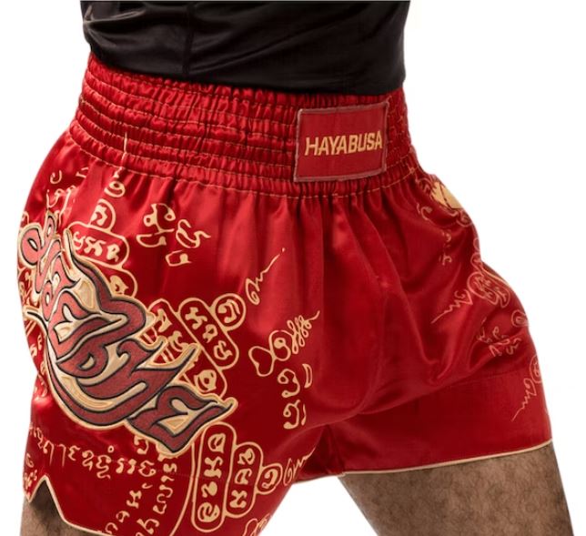 Fightshorts de Muay Thai Hayabusa Falcon (Rojo) (Disponible por Encargo)