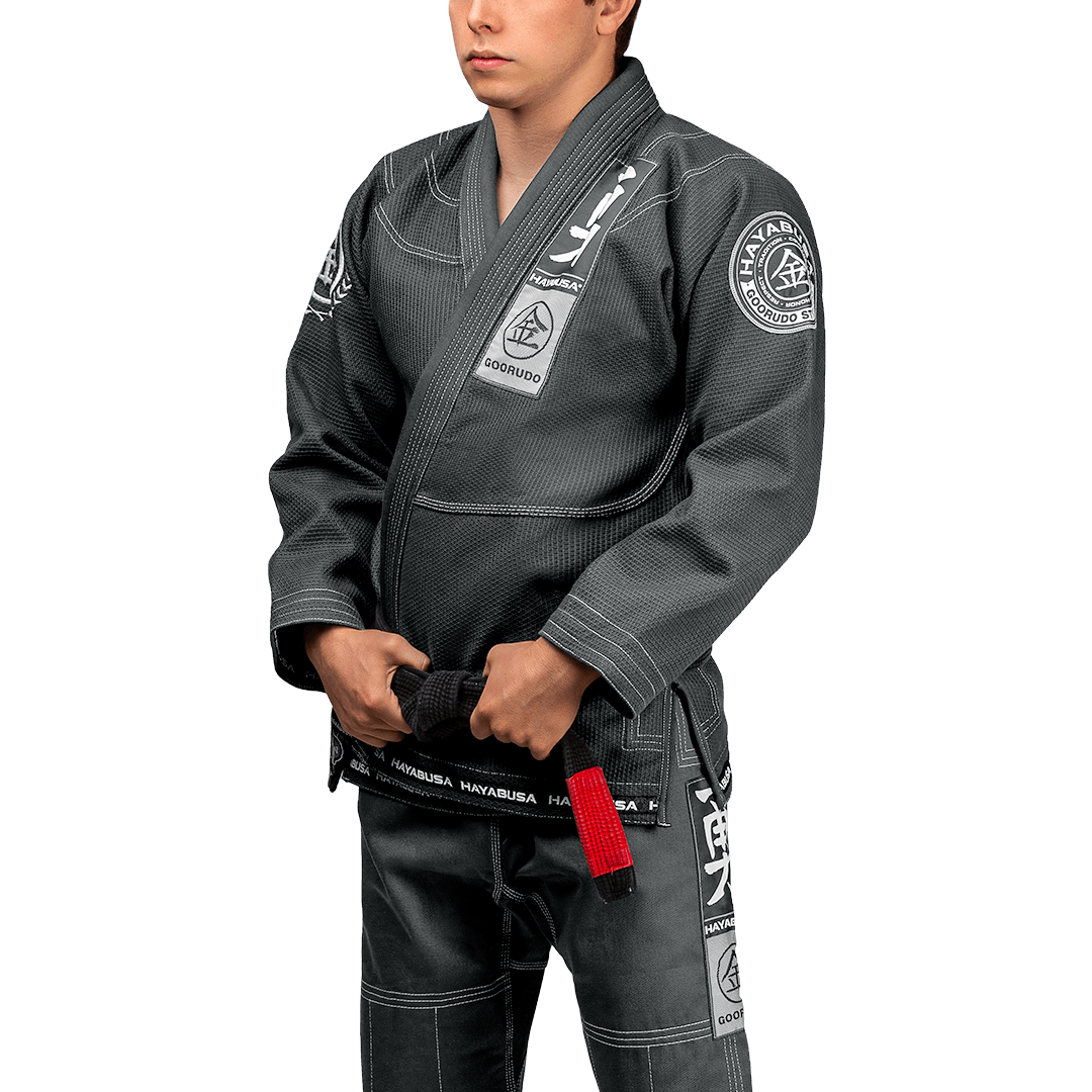 Uniforme de Jiujitsu Brasileño Hayabusa Goorudo 3 (Gris) (Disponible por Encargo)