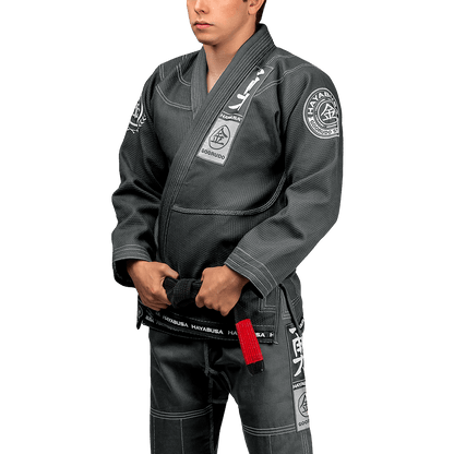 Uniforme de Jiujitsu Brasileño Hayabusa Goorudo 3 (Gris) (Disponible por Encargo)