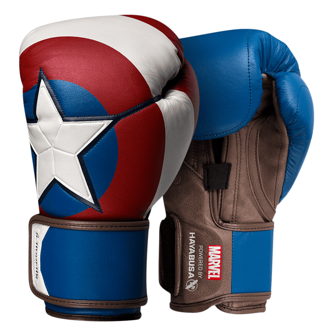 Guantes de Box Hayabusa T3 Edición Capitán América Steve Rogers (Marvel) (Disponible por Encargo)