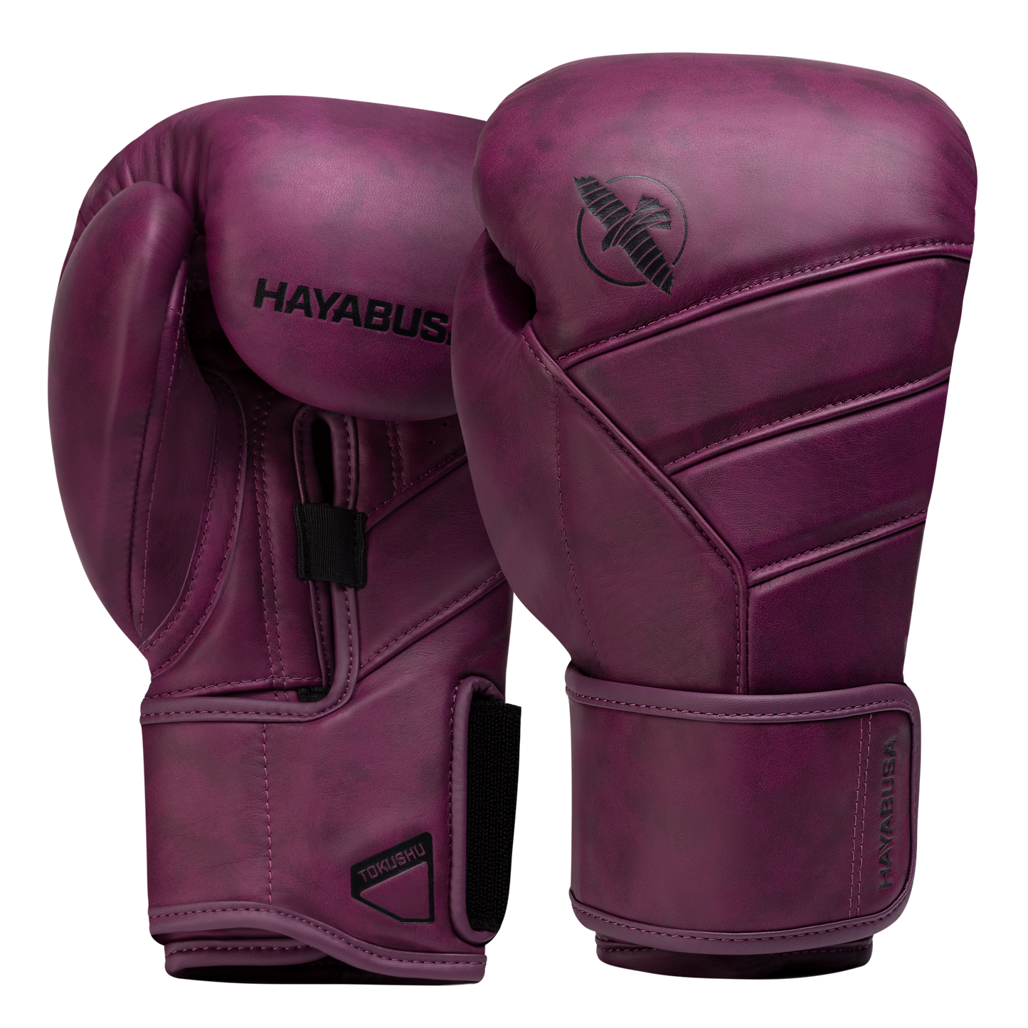 Guantes de Box Hayabusa T3 de Cuero de Lujo (Morado) (Disponible por Encargo)