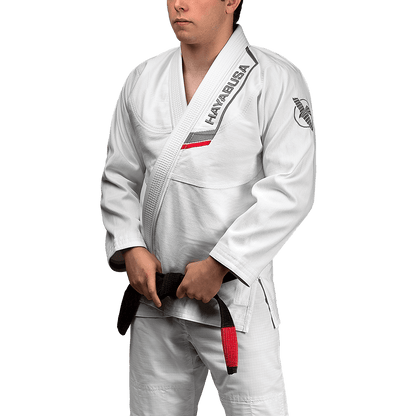 Uniforme de Jiujitsu Brasileño Liviano Hayabusa Ultra-Lightweight (Blanco) (Disponible por Encargo)